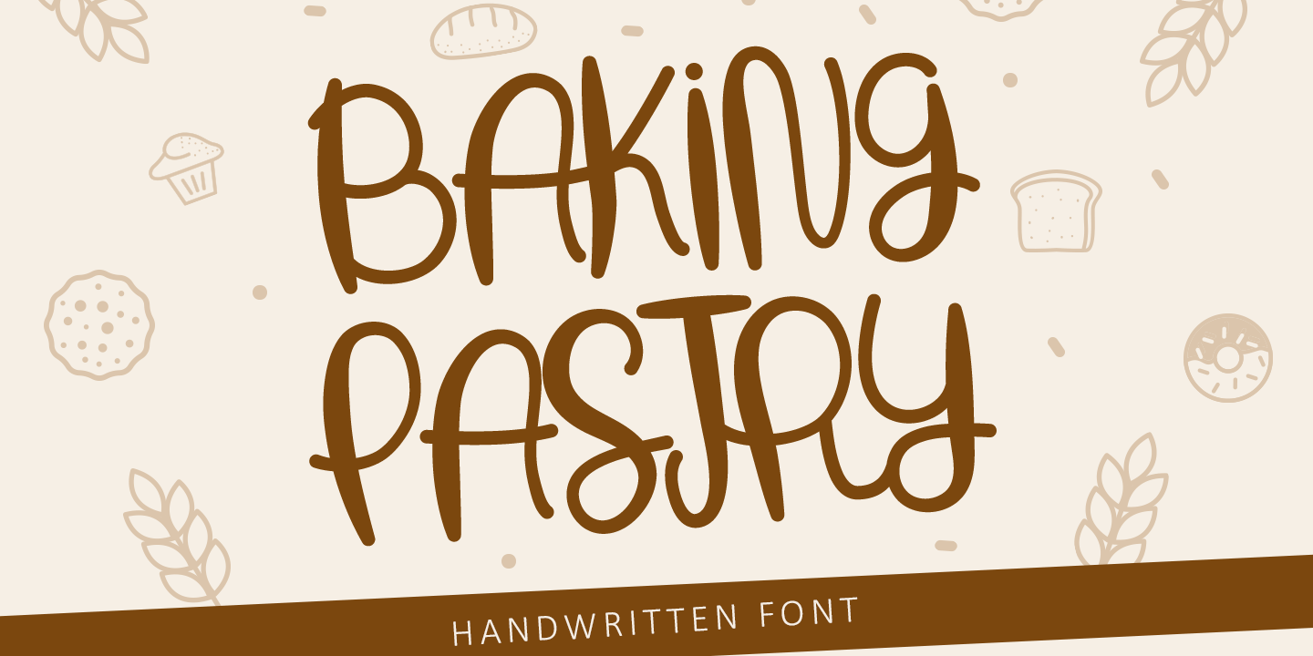 Font Baking Pastry